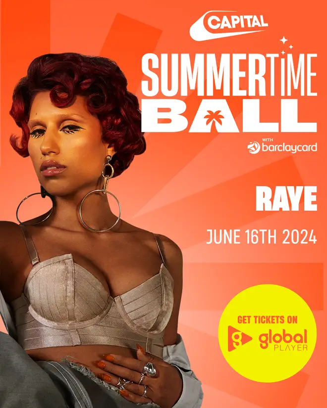 RAYE is joining Capital's Summertime Ball with Barclaycard 2024