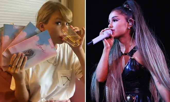 Ariana Grande hints she and Taylor Swift may have collaborated