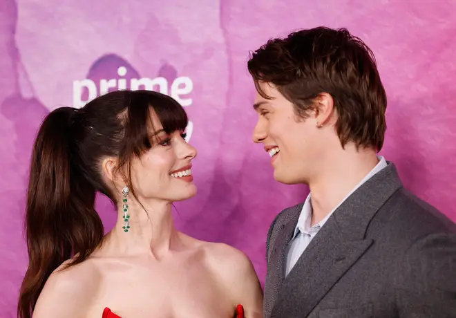 Anne Hathaway and Nicholas Galitzine play Soléne and Hayes in The Idea of You