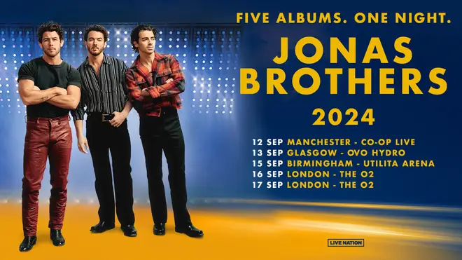 The Jonas Brothers are hitting the road in the UK