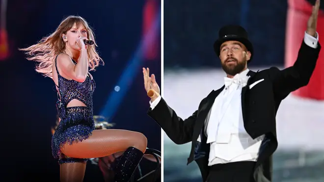 Taylor Swift Uses Travis Kelce Carrying Her On Stage To Send Fans A Message - Capital
