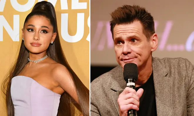 Ariana Grande finally got to properly meet Jim Carrey