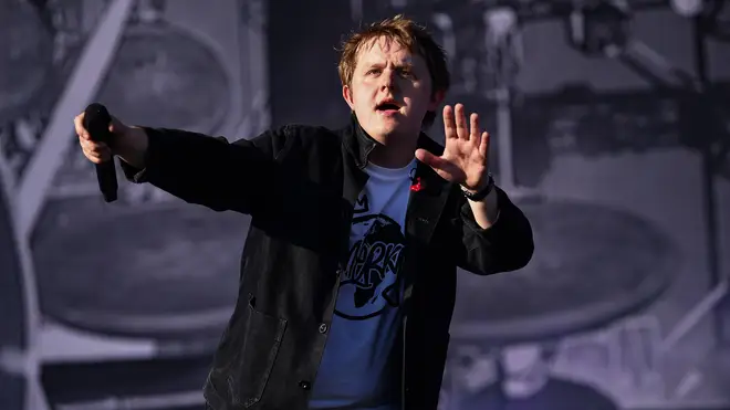 Lewis Capaldi takes to the stage in Scotland