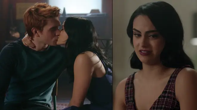 Veronica kissing Archie