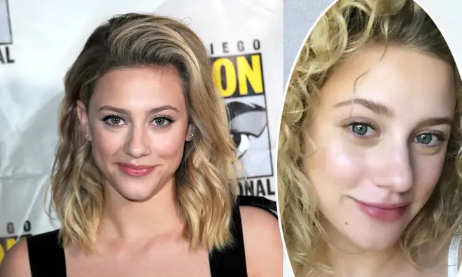 Lili Reinhart revealed what she looks like with curly hair