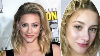 Lili Reinhart revealed what she looks like with curly hair