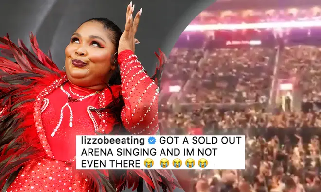 Lizzo gets Jonas Brothers show pumped without even being there
