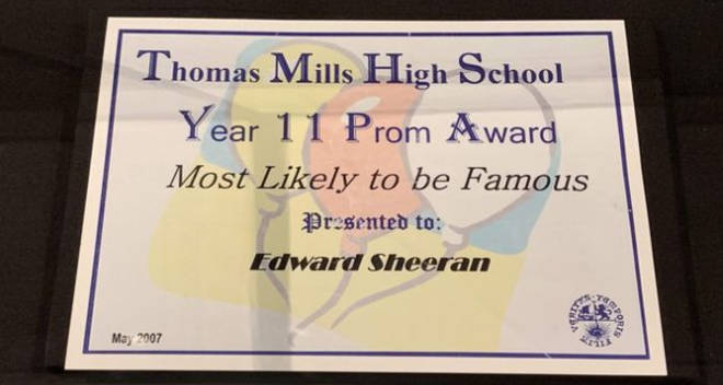 Ed's Year 11 certificate