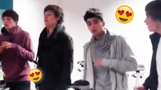 A rare video of One Direction's first ever rehearsal has surfaced