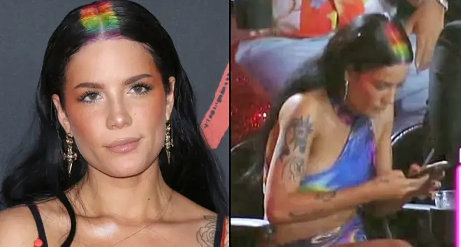Halsey attends the 2019 MTV Video Music Awards at Prudential Center.