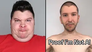 Nikocado Avocado responds to claims he's using AI amid shock weight loss transformation