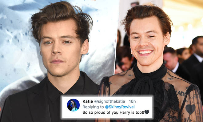 Harry Styles likes a fan's tweet about a major glow-up, confirming HS2 on the way