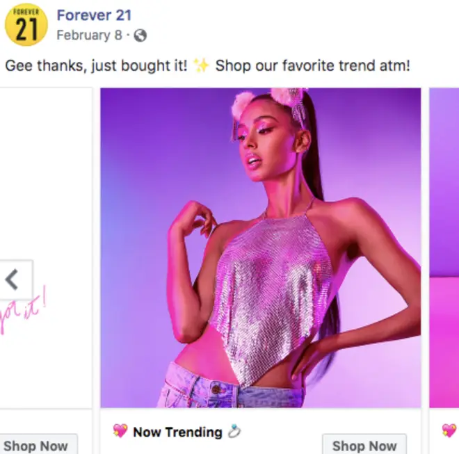 Ariana Grande Sues Forever 21 For Use Of 'Lookalike'