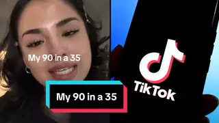 What does 'My 90 in a 35' mean on TikTok? The trend meaning explained
