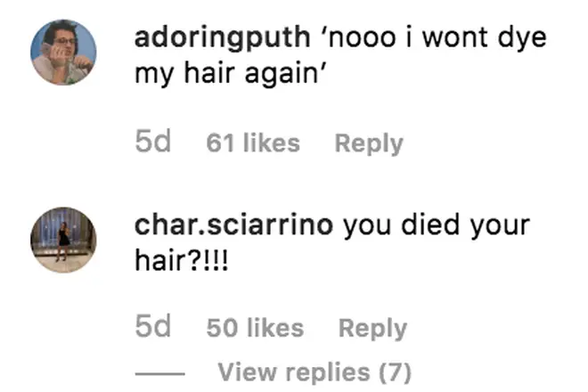 Fans can't believe Charlie went back to his blonde hair