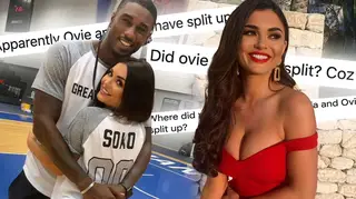 Ovie Soko and India Reynolds had to deny claims they've split