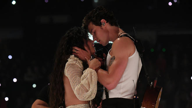 Shawn Mendes and Camila Cabello kissed during their performance of 'Señorita'