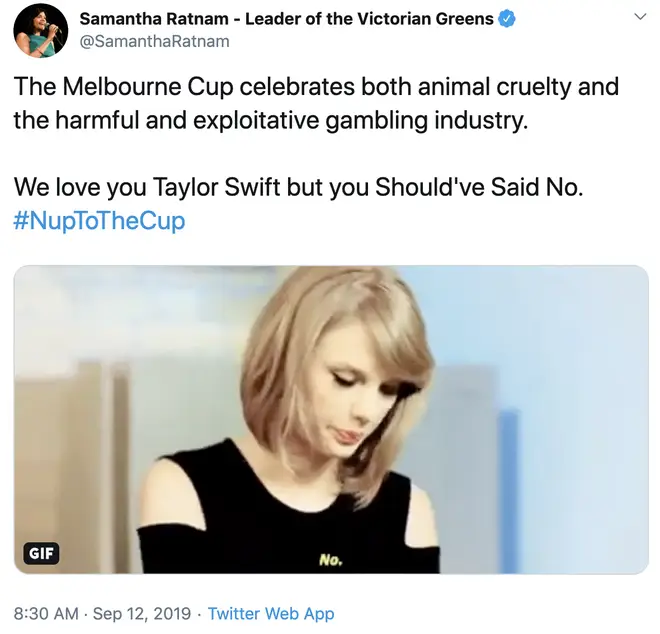 Social media urges Taylor Swift to cancel Melbourne Cup performance