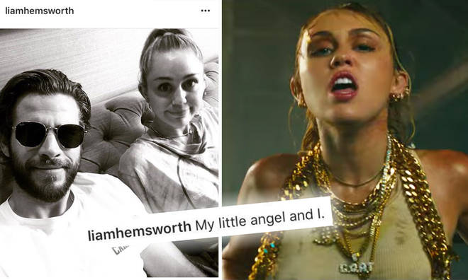 Miley Cyrus fans think she's aiming 'angel' lyrics to Liam Hemsworth