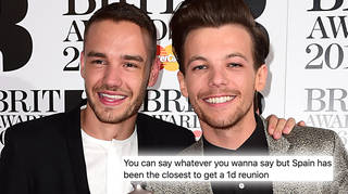 Louis Tomlinson and Liam Payne were reunited in Madrid