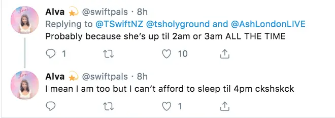 Taylor Swift fans relate to her love of sleep