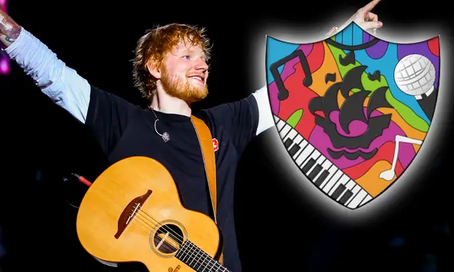 Ed Sheeran has designed the Blue Peter music badge
