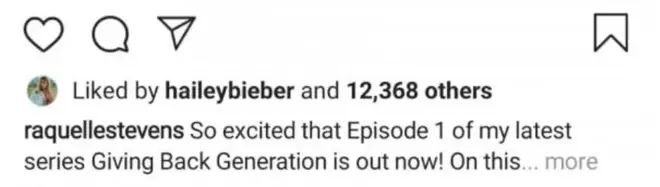 Hailey Bieber dropped a like on a snap of Selena Gomez