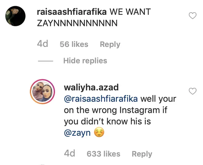 Waliyha Malik claps back at trolls.