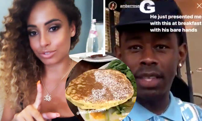 Amber Gill was brought pancakes by Tyler, The Creator