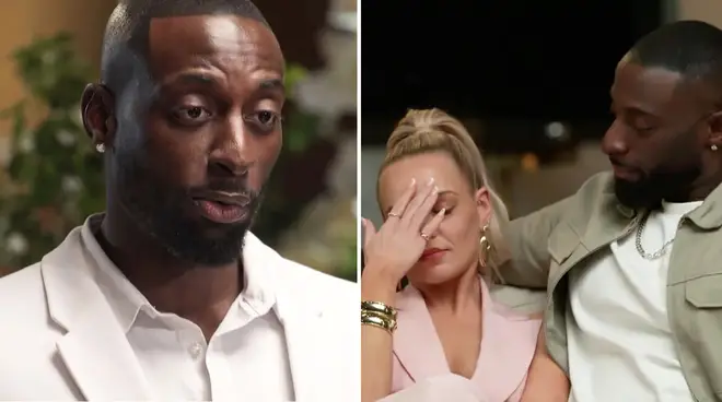MAFS Australia's David at Final Vows and pictured at a Commitment Ceremony with Alissa.