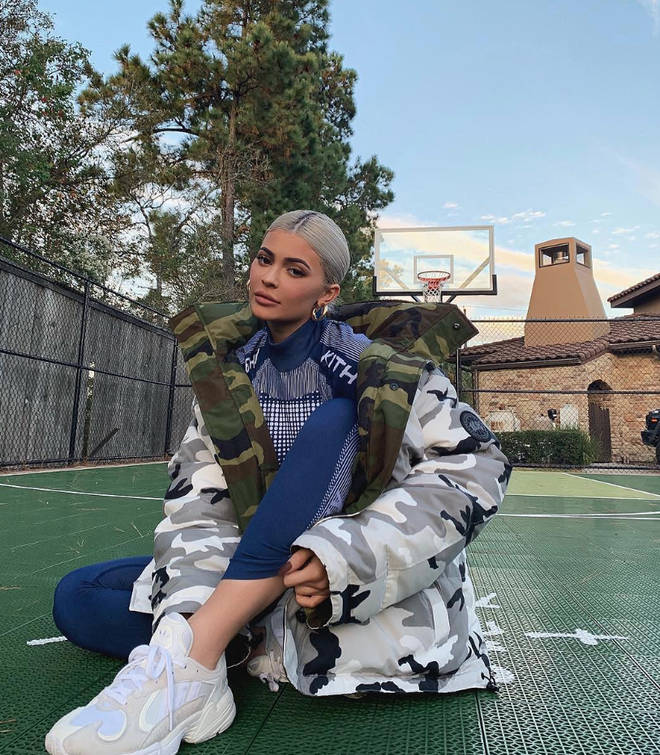 Kylie Jenner has a basketball court in her back garden
