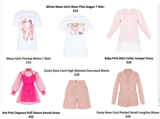 Pretty Little Thing drop a 'Mean Girls' inspired collection