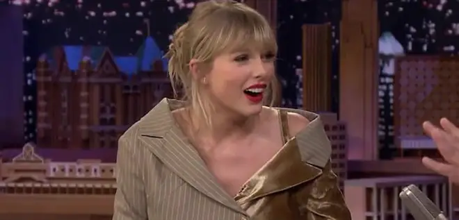 Taylor was left shocked her mum had handed over the footage to Jimmy Fallon