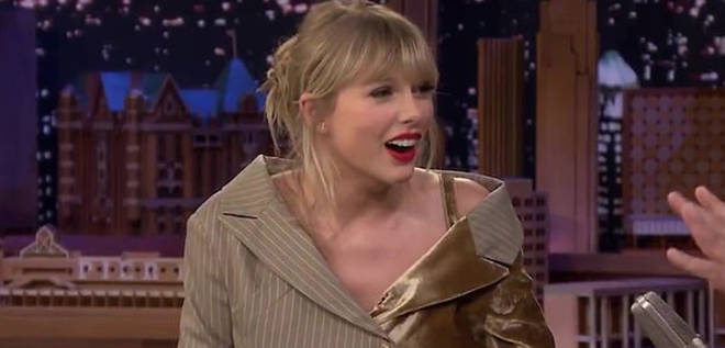 Taylor was left shocked her mum had handed over the footage to Jimmy Fallon