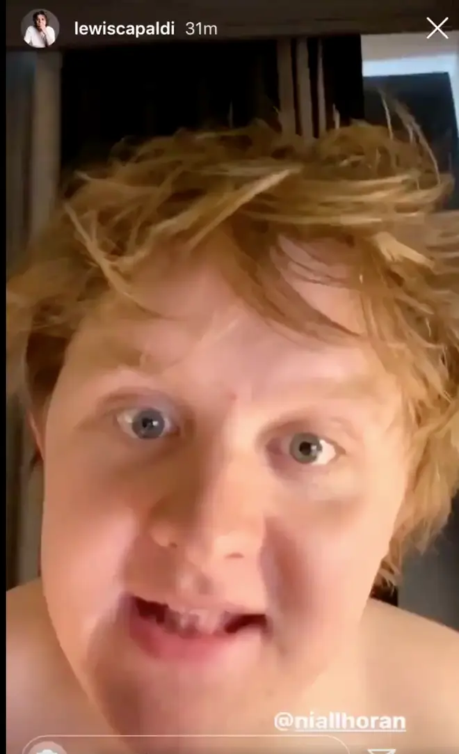 Lewis Capaldi wasn't ready for Niall Horan's cheeky music video