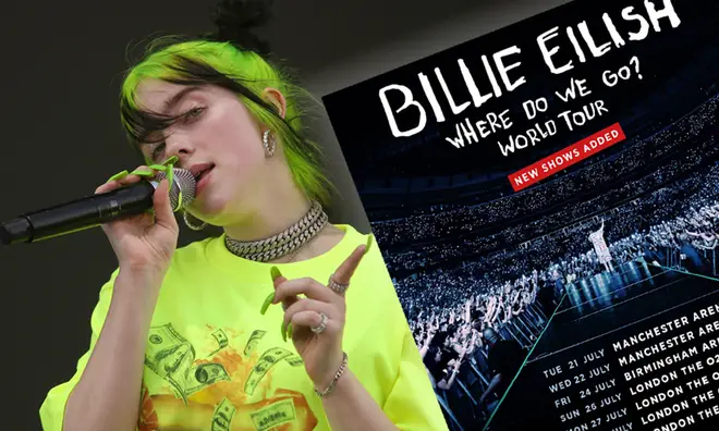 Billie Eilish announces extra dates to her UK tour