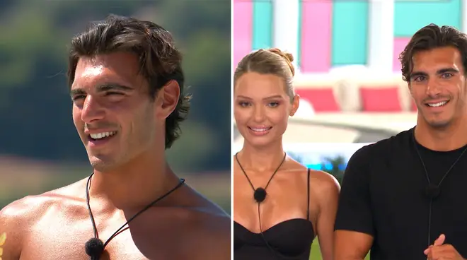 Love Island’s Lorenzo Alessi and pictured smiling with Julia Mayska.