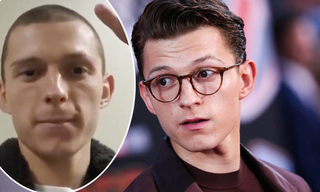 Tom Holland has shaved his head