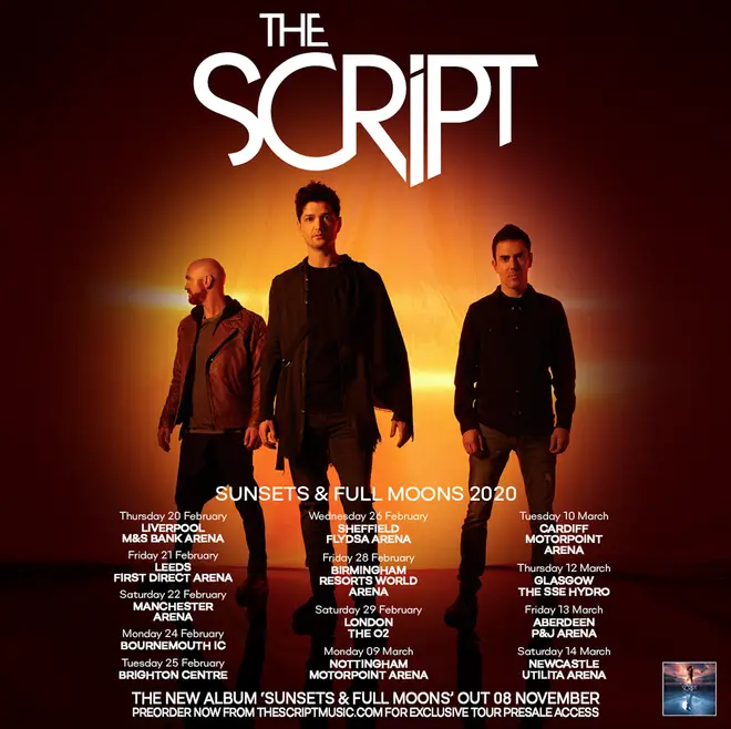 The Script are heading out on tour in the UK in 2020