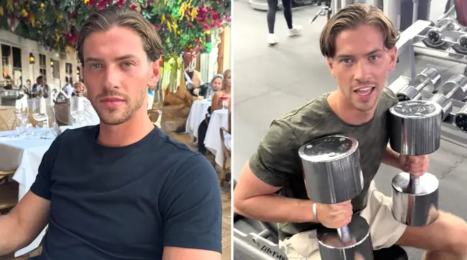 Love Island’s Kavan Murphy pictured posing and at the gym.