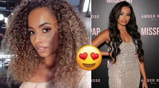 Amber Gill shows off new hair.