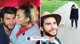 Miley Cyrus posts dig about Liam Hemsworth.