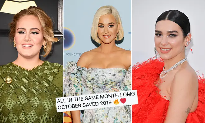 Adele, Katy Perry and Dua Lipa are all set to drop new music soon.