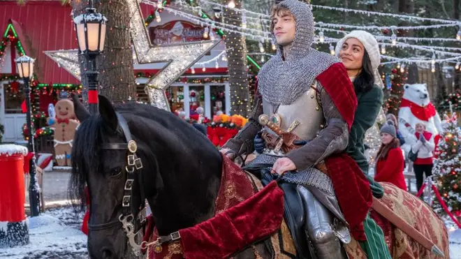 Vanessa Hudges stars in The Knight Before Christmas