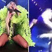Lady Gaga fell off the stage during her Las Vegas show