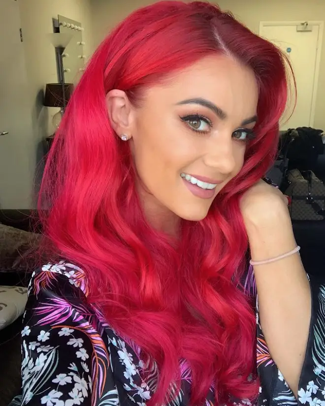 Dianne Buswell is known for her long, thick wavy hair