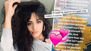 Camila Cabello posts honest message to fans