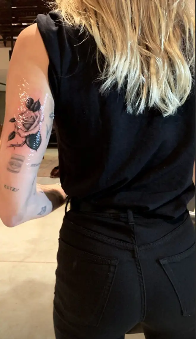 Miley Cyrus got her third tattoo within a week