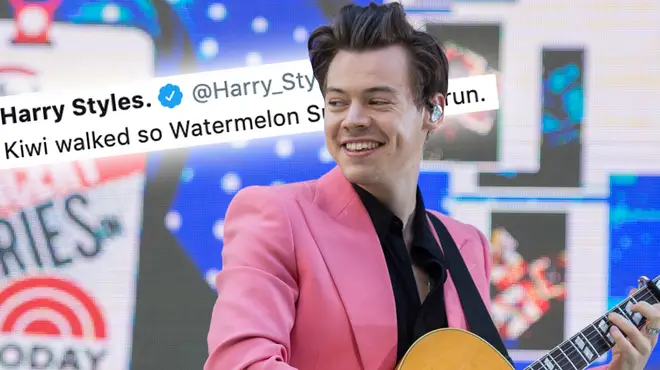 Harry Styles hinted at the name of his next single
