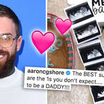 Geordie Shore star Aaron Chalmers announces he's going to be a dad